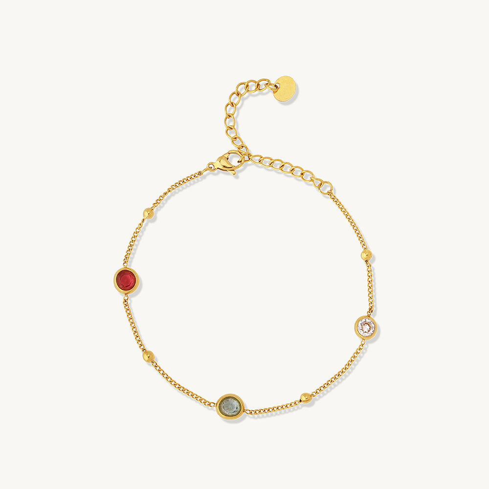 Celestial Stone Station Bracelet