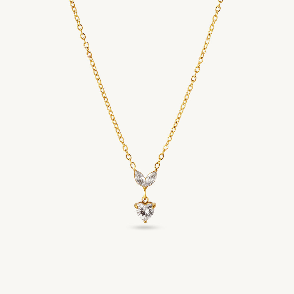Elegant Crystal Drop Necklace