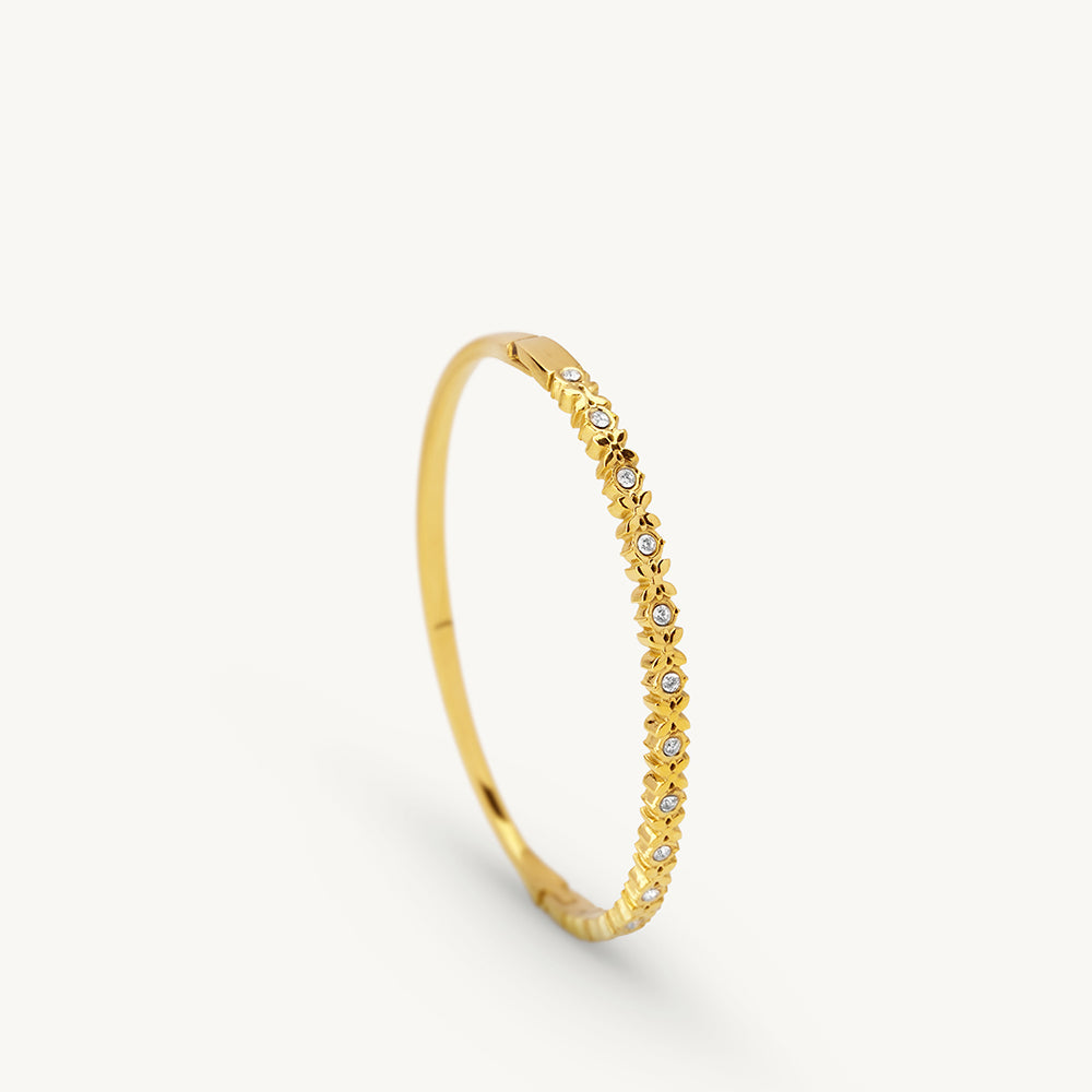Celestial Flower Vine Bangle