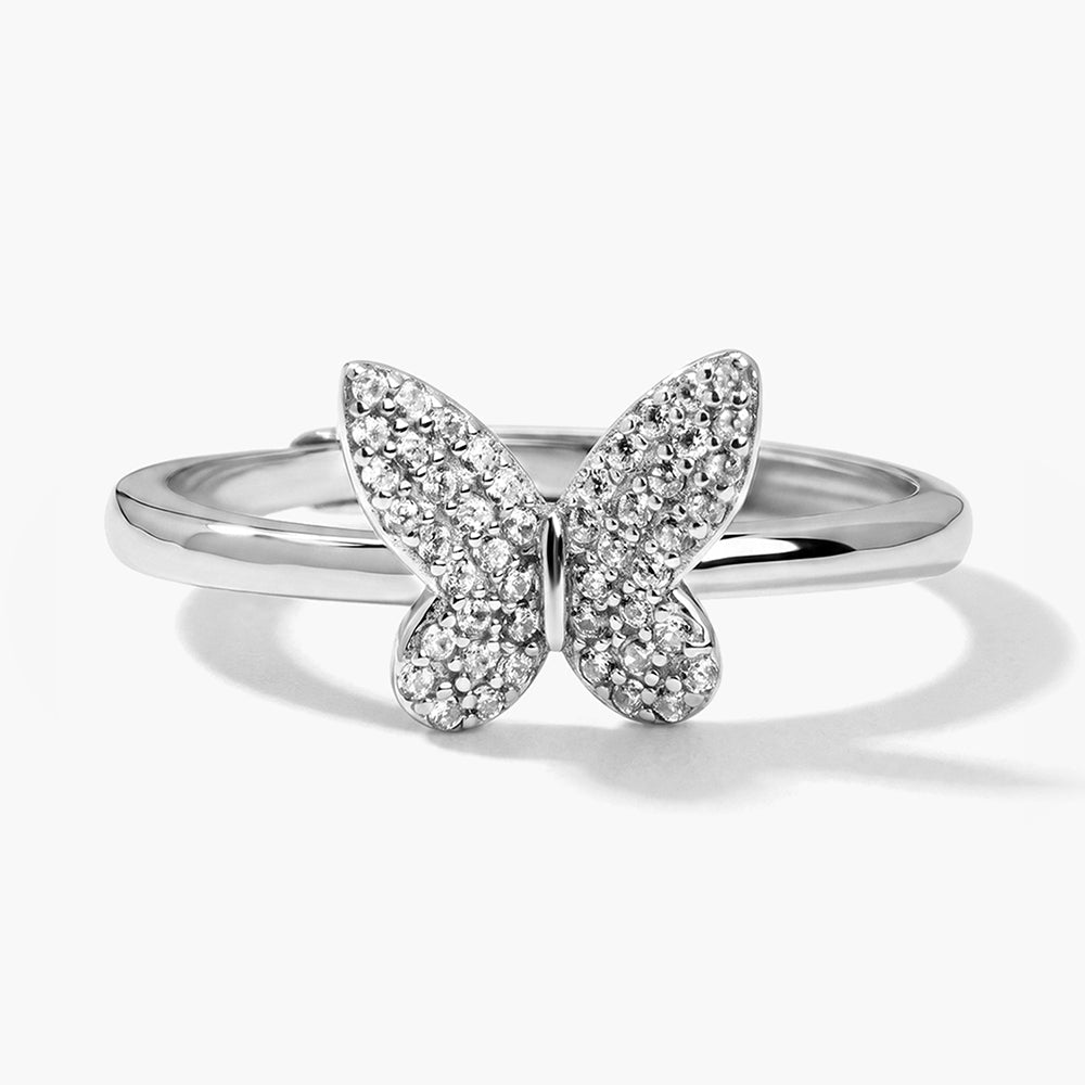 Mini Butterfly 925 Sterling Silver Ring