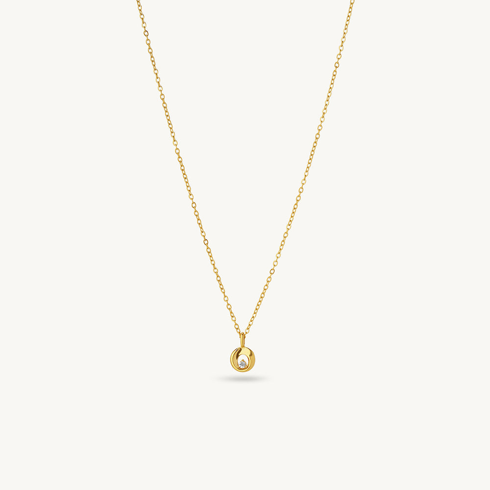 Auric Drop Pendant Necklace