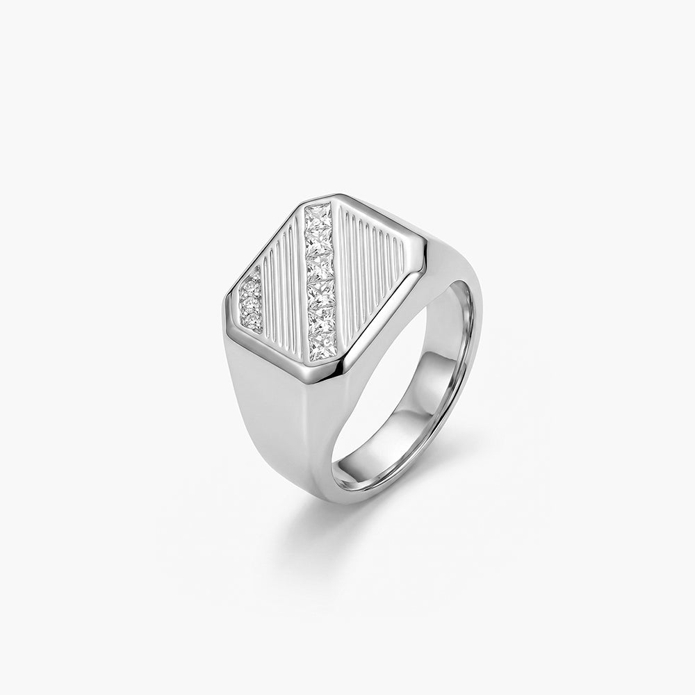 Bold Men's 925 Silver Ring
