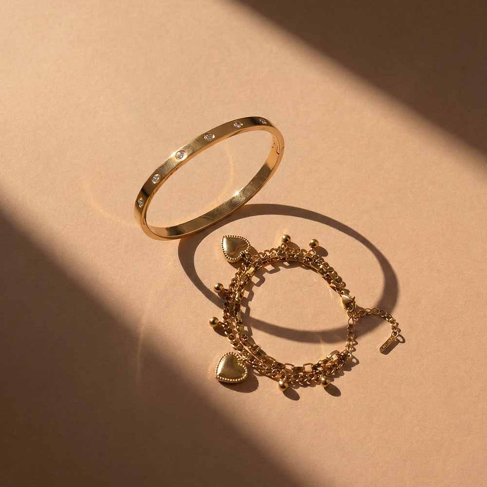 Heart Charm Detailed Set