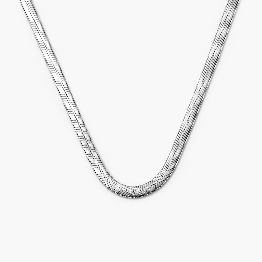 Snake Chain | Rhodium Plated | 6 MM