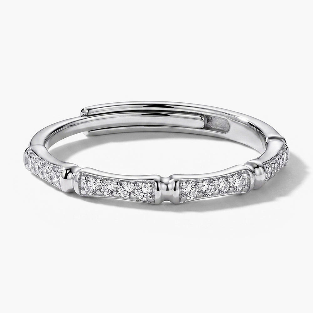 Dainty Curved 925 Sterling Silver Ring