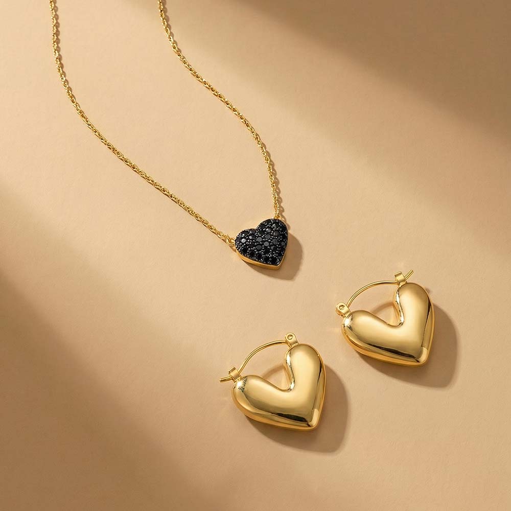 Bold Heart Lume Jewellery Set