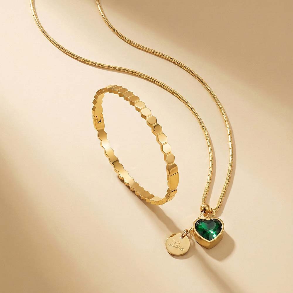 Coined Lovely Heart Set