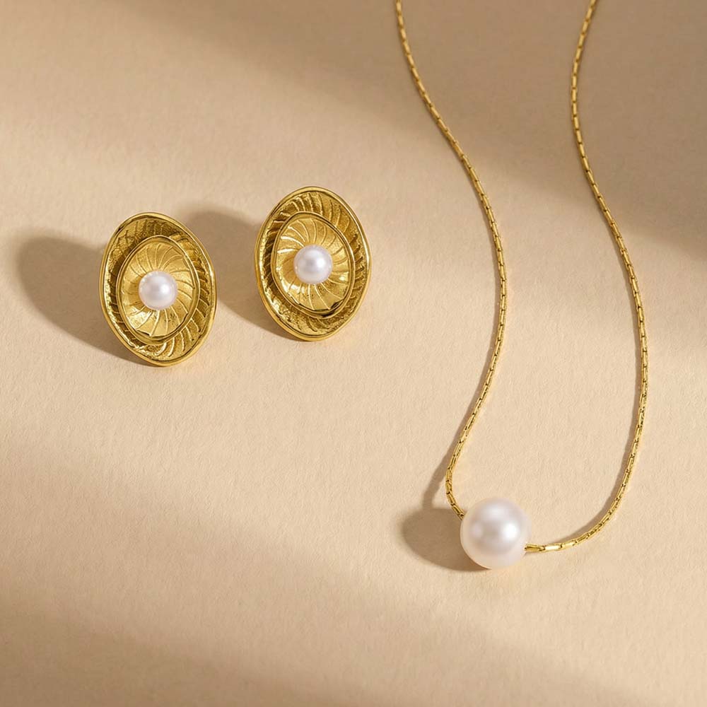 Pearl Glow Heritage Jewellery Set