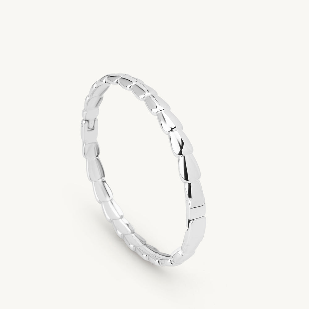 Silver Ridge Bangle