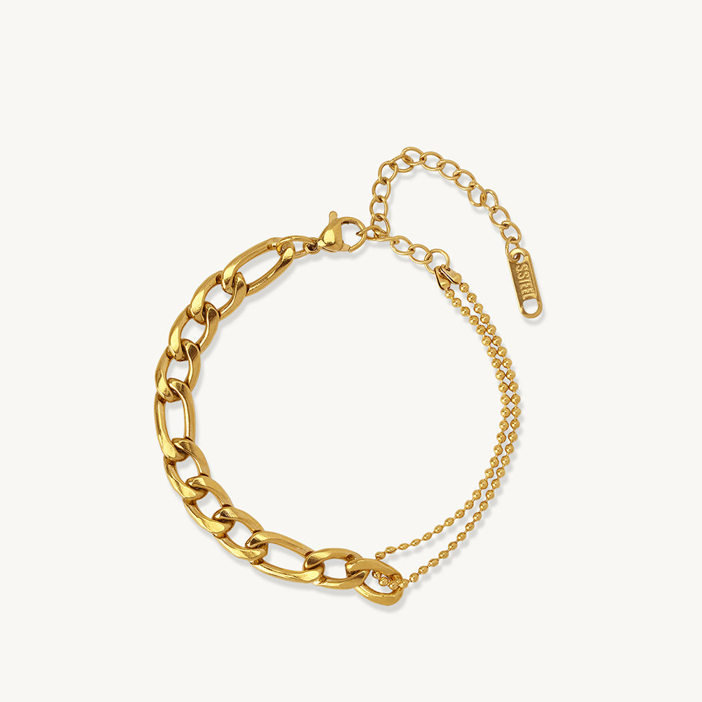 Elegant Dual Chain Bracelet