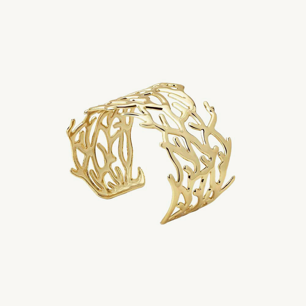 Chunky Roots Cuff Bracelet