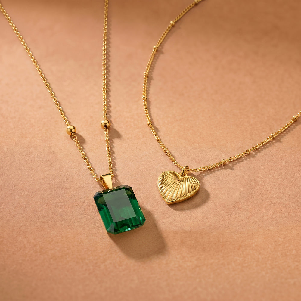 Emerald Heart Rays Set