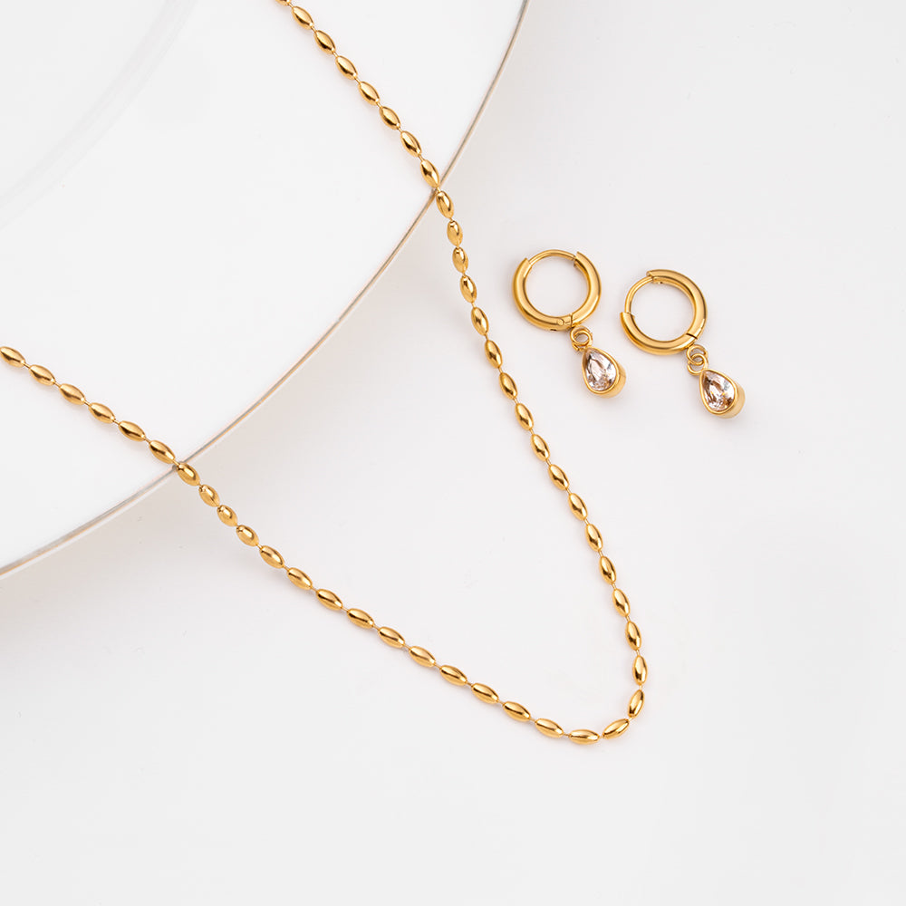 Soft Spark Bead Jewellery Set