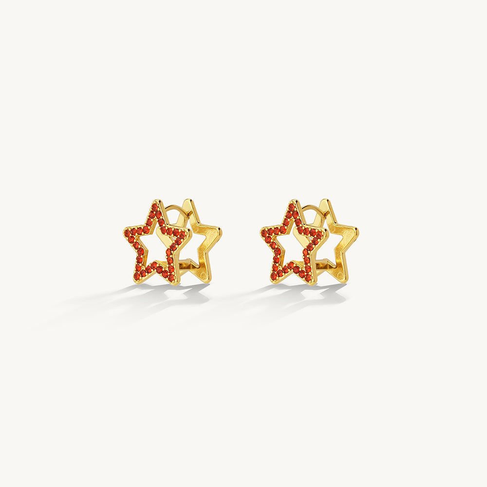 Celestial Star Stud Earrings