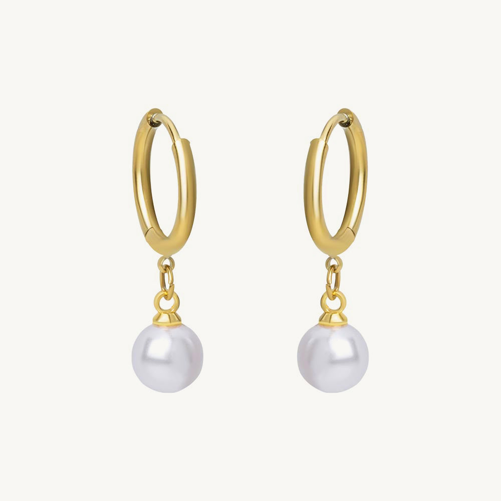 Bold Pearl Drop Earrings