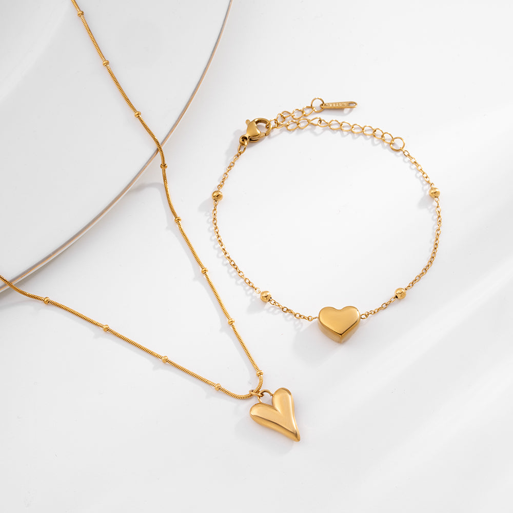 Double Heart Embrace Set