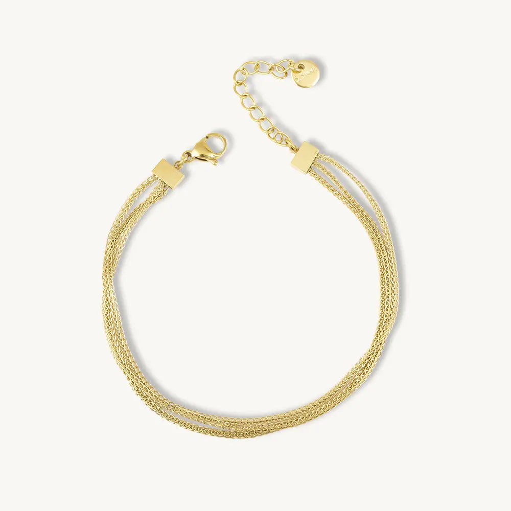 Triple Layer Chain Bracelet