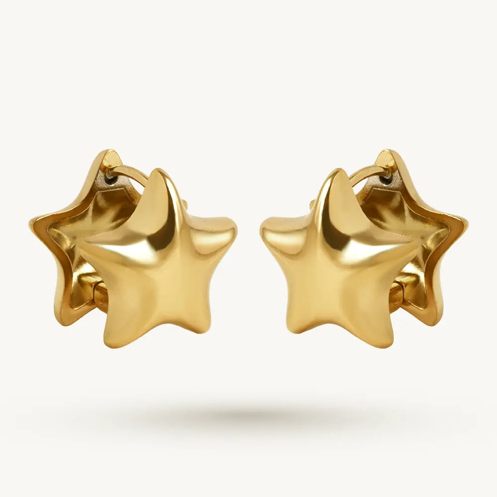 Golden Wish Star Earring