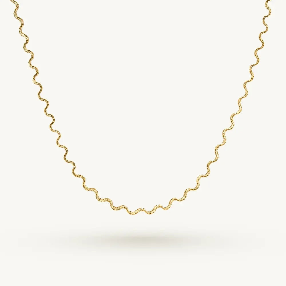 Whisper Wave Chain Necklace