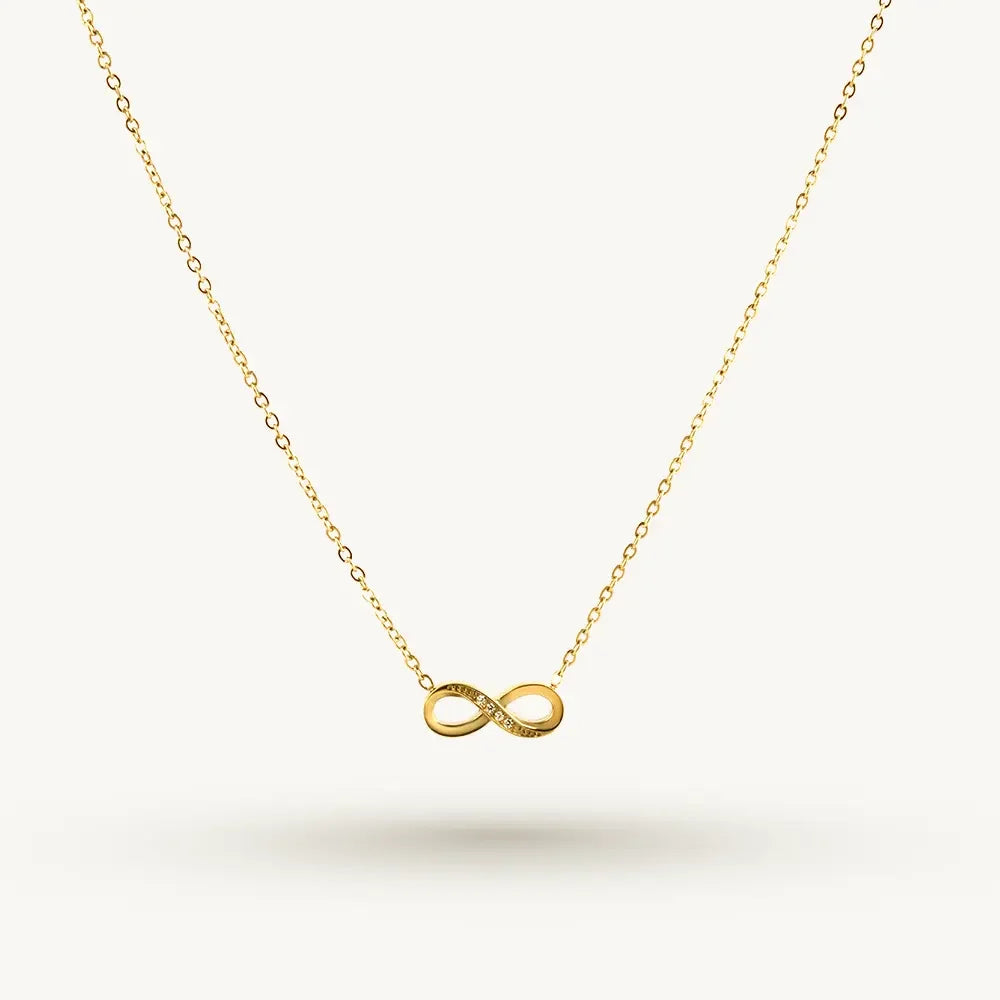 Timeless Crystal Infinity Necklace