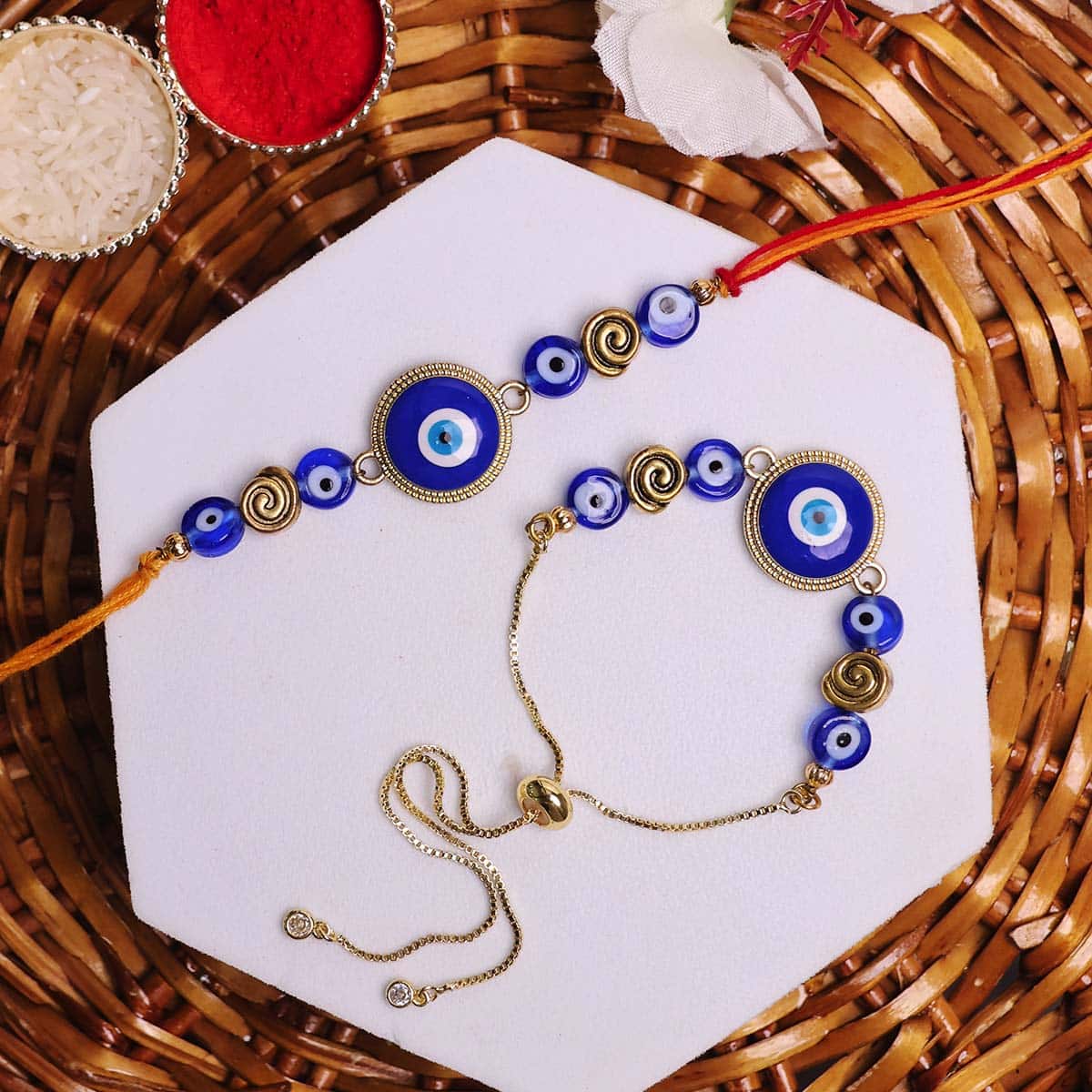Spyrel Charm Evil Eye Rakhi