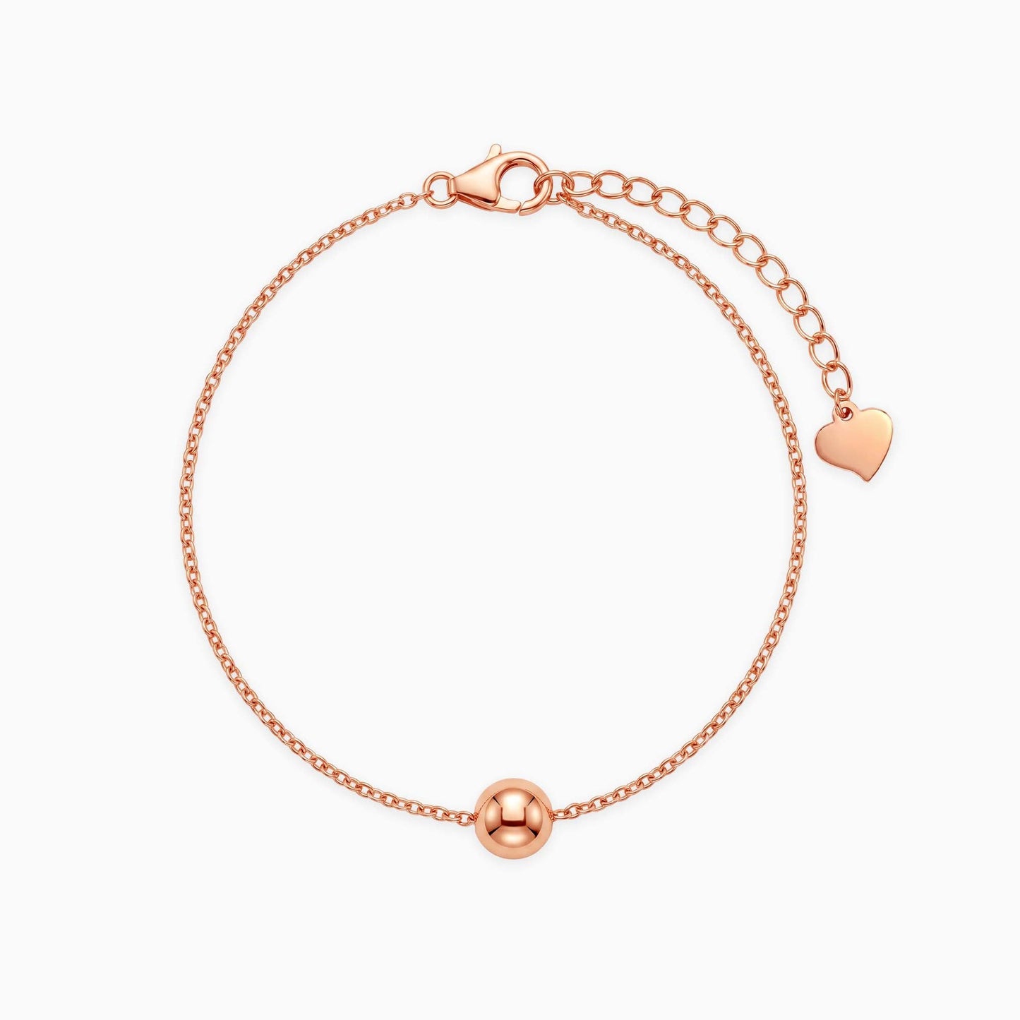 Rose Gold Sphere Bolo Bracelet