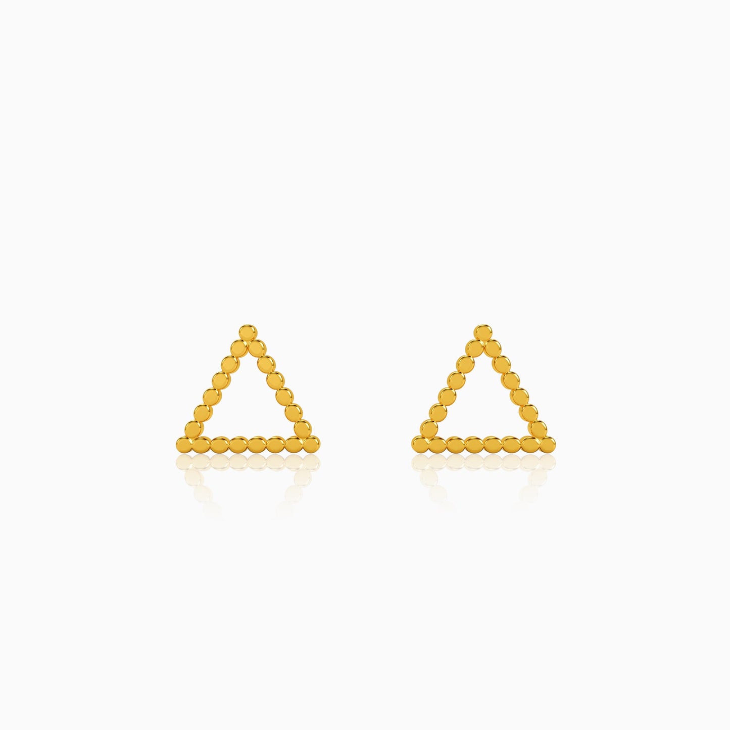 Golden Haloire Stud Earrings