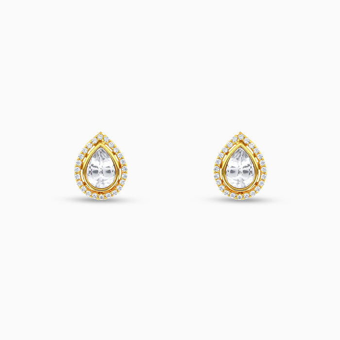 Golden Elowen Drop Earrings