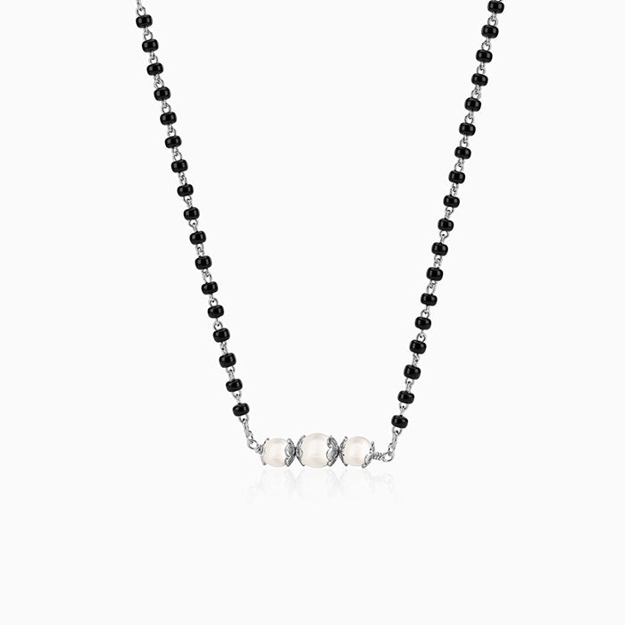 Silver Vihana Pearl Mangalsutra