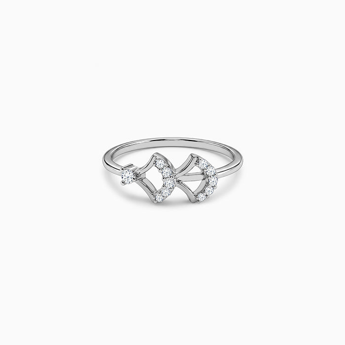 Silver Mist Edge Ring (Size 12)