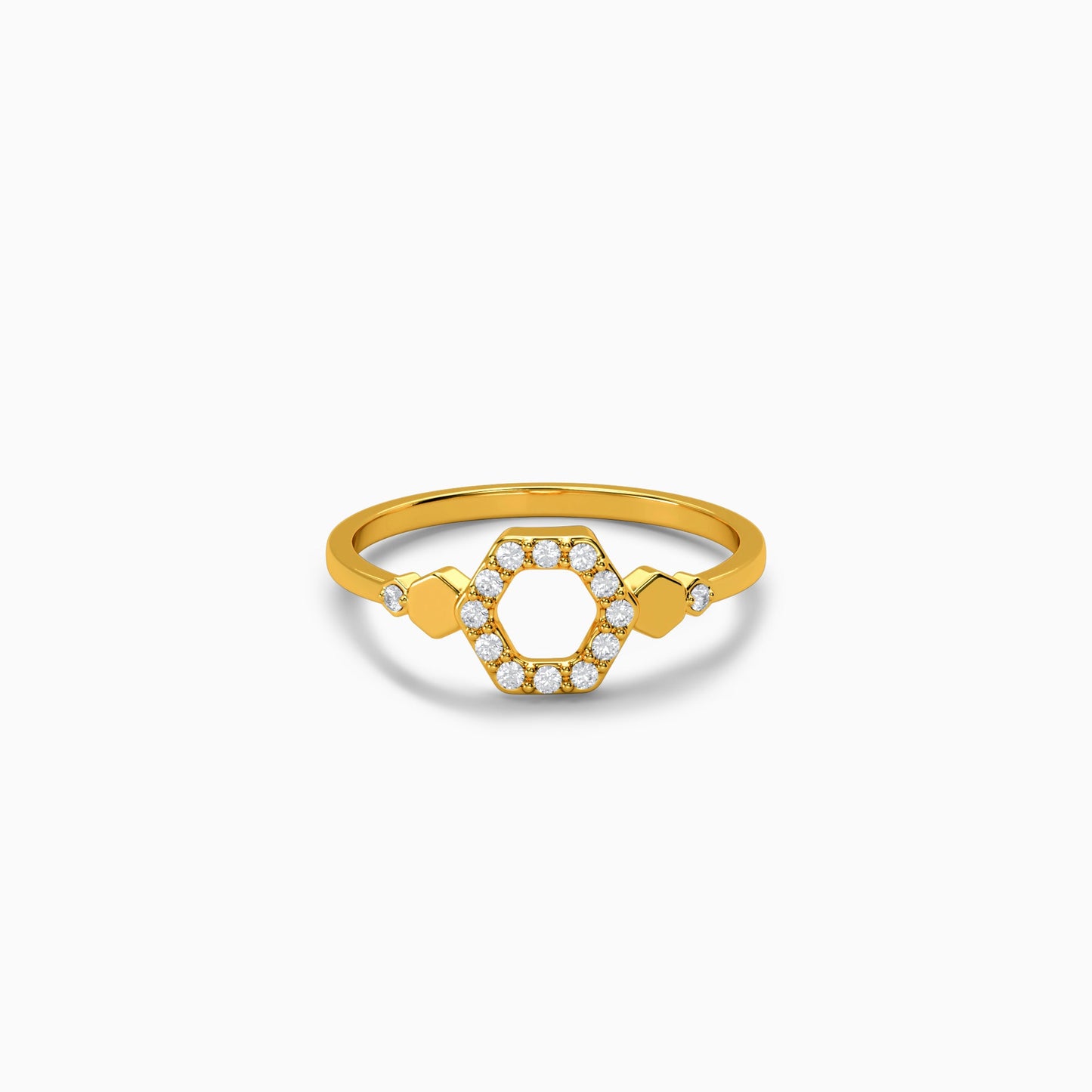 Golden Hexora Ring (Size 12)