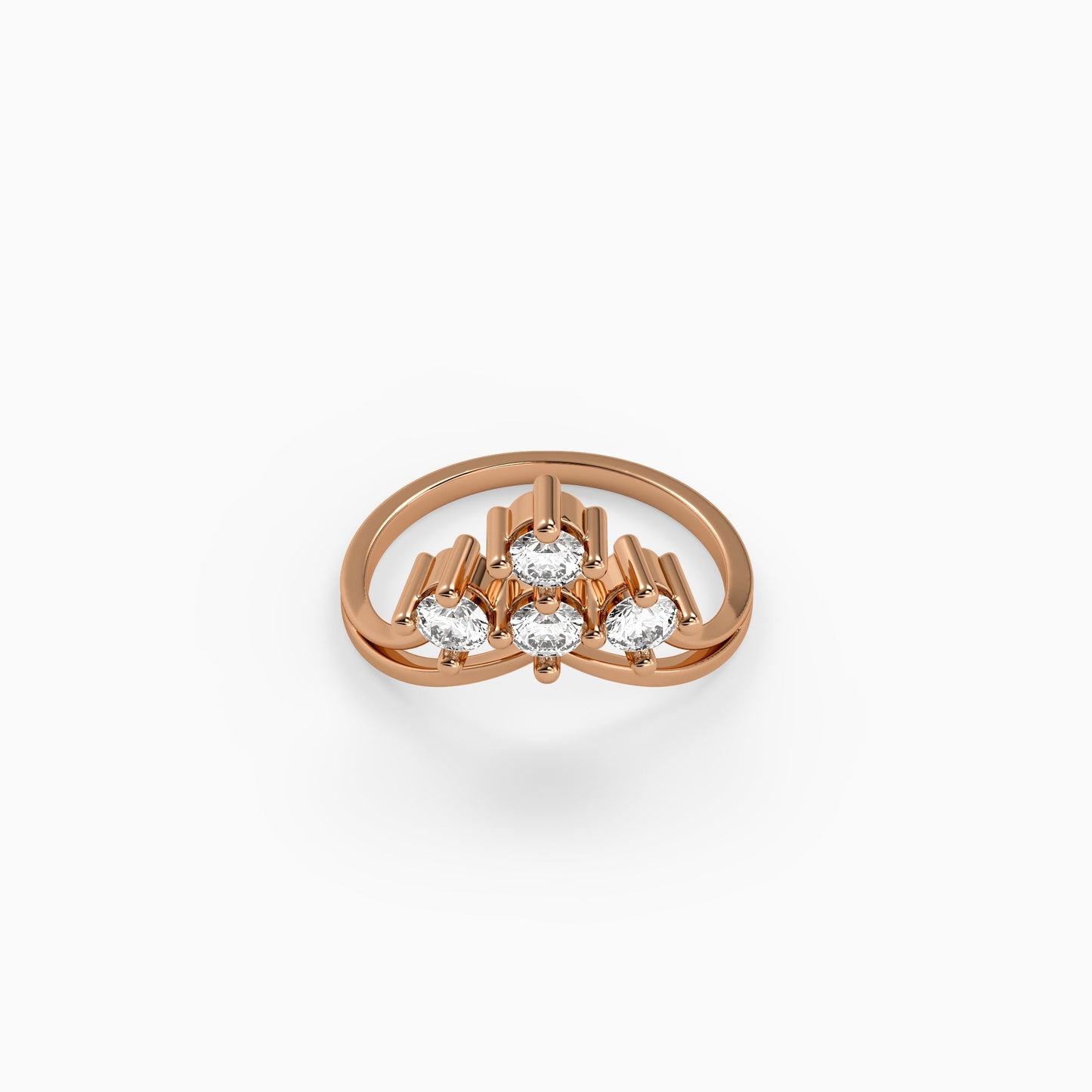 Rose Gold Evadine Ring