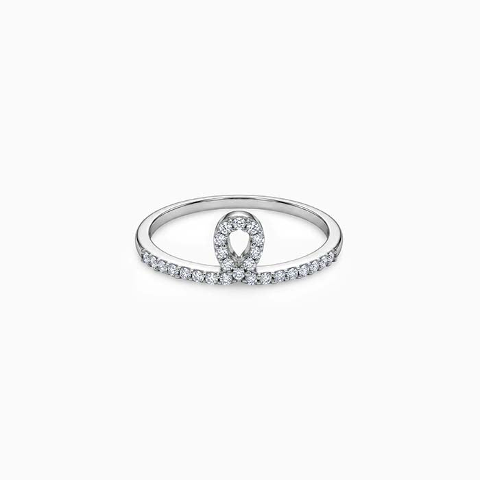 Silver Loop Ring (Size 12)
