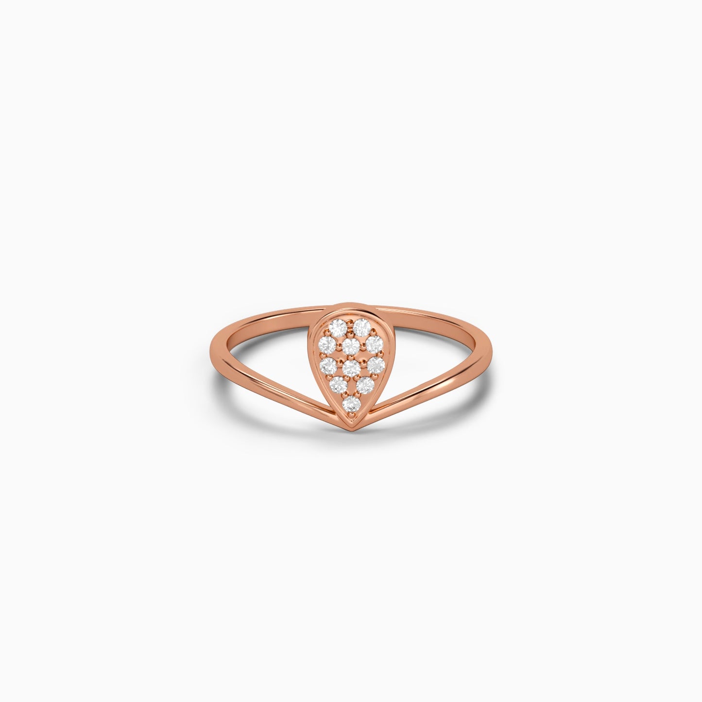 Rose Gold Zyrelle Ring (Size 12)
