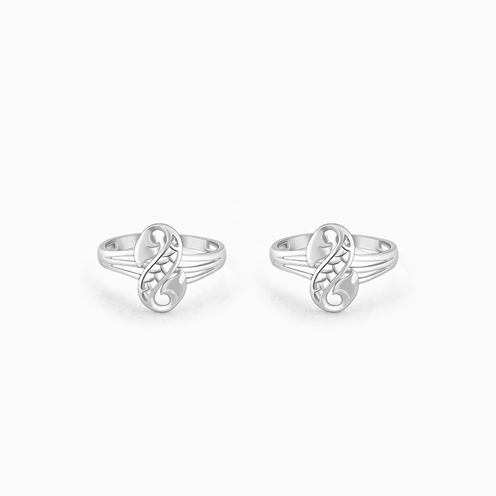 Silver Swaya Toe Rings