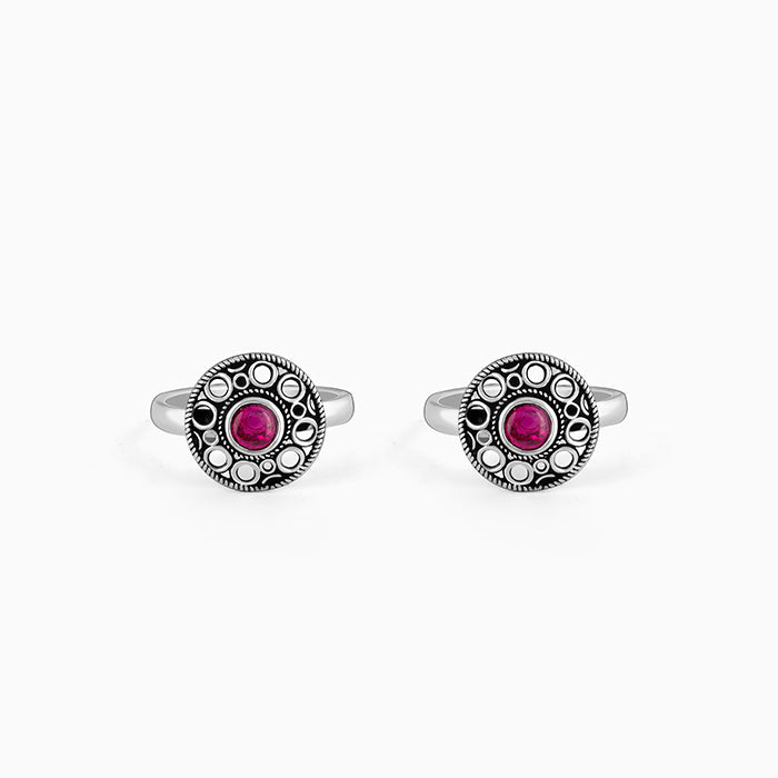 Oxidised Silver Twilight Toe Rings