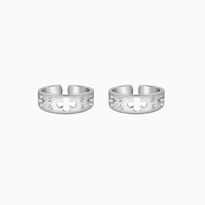 Silver Anusha Toe Rings