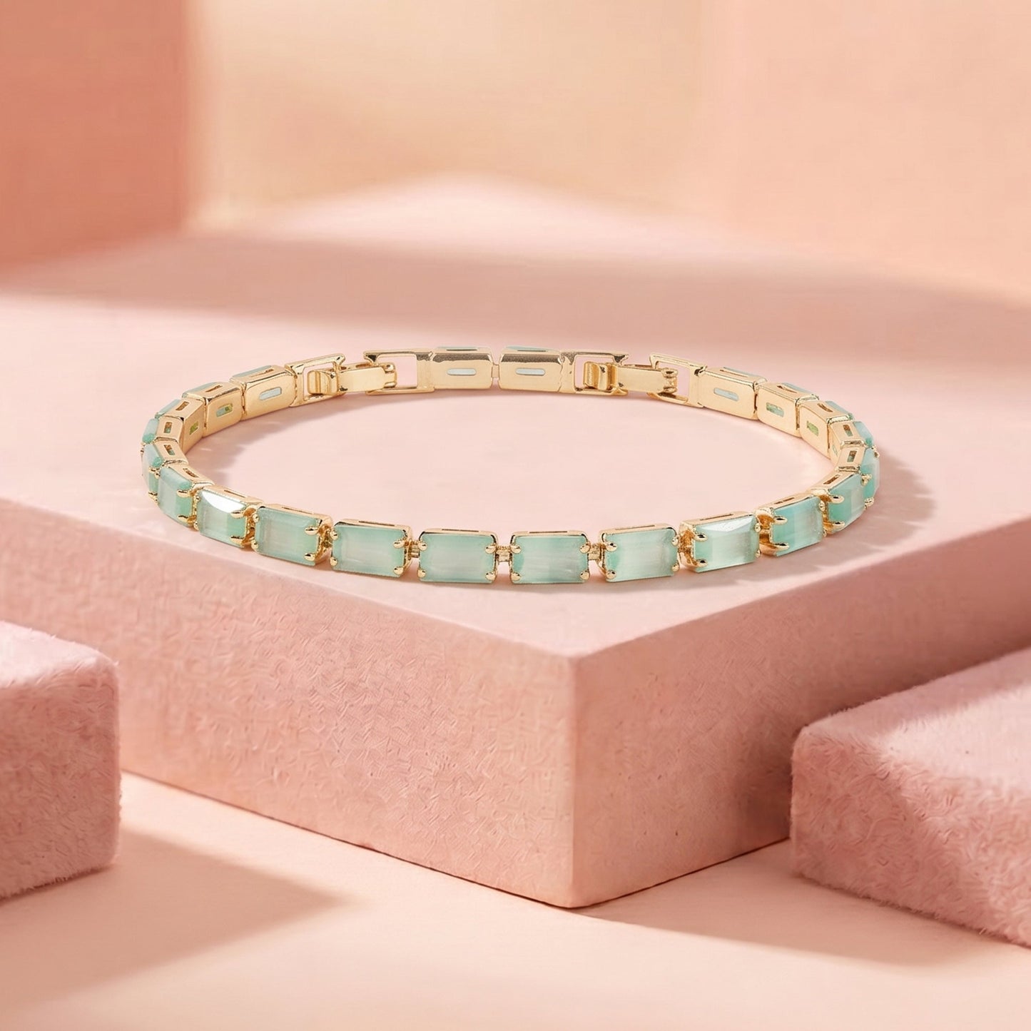 Esha Royal Mint Green Bracelet