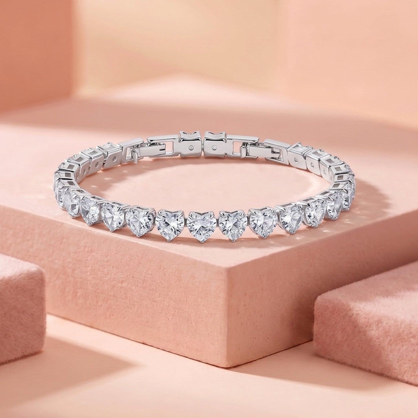Ziya Grand Rhodium Tennis Bracelet