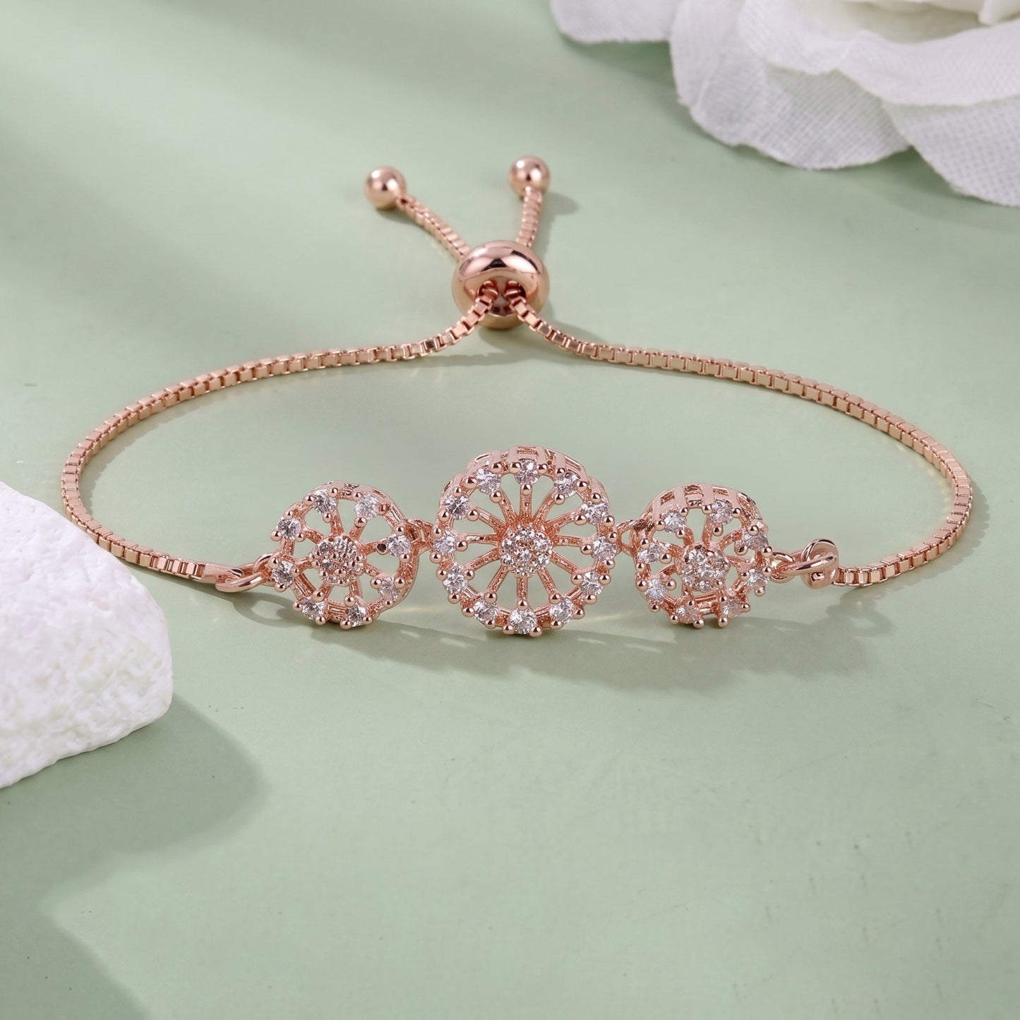Crystal Luxe Adjustable Bracelet