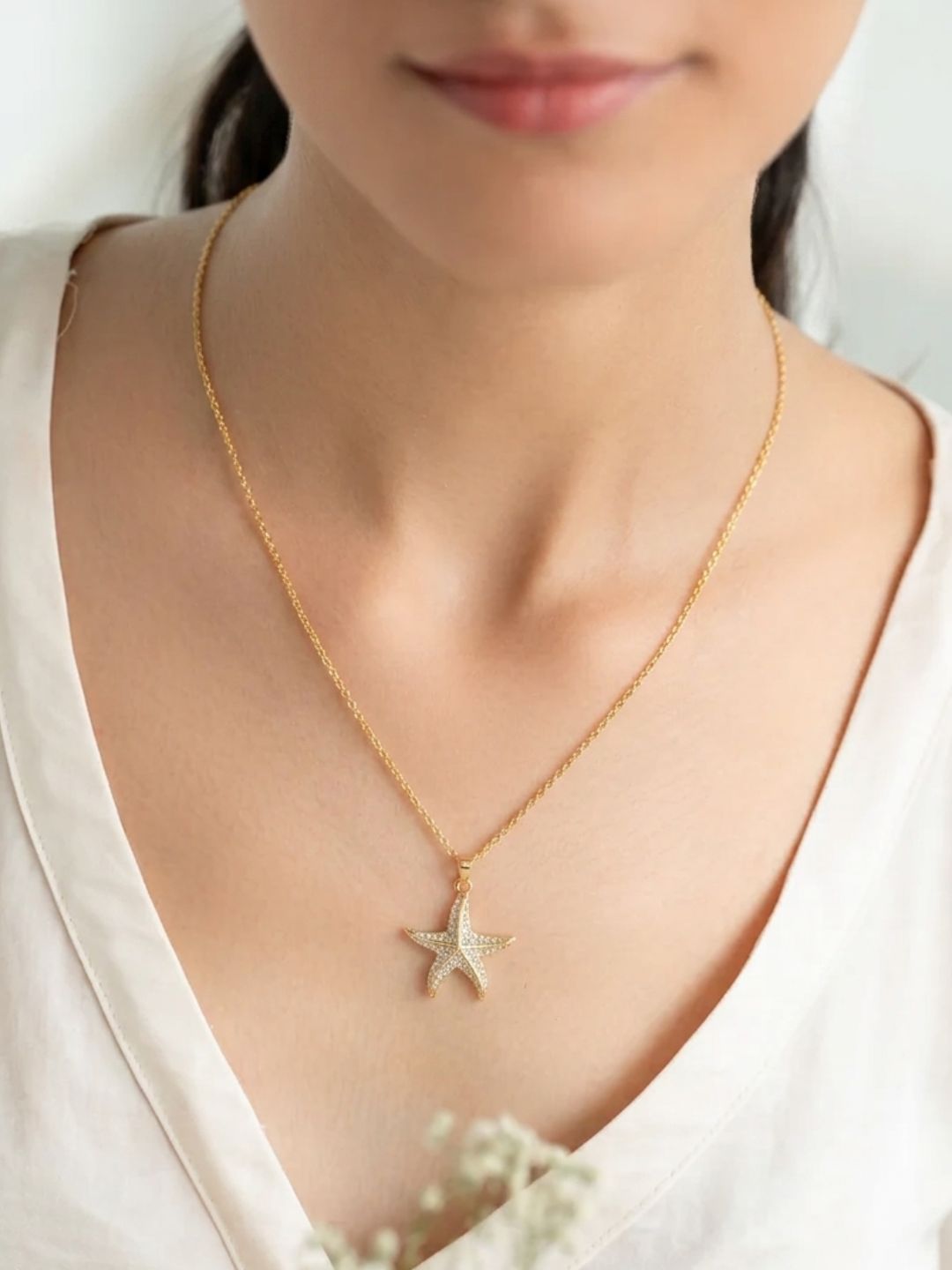 Maris Starfish Pendant Necklace