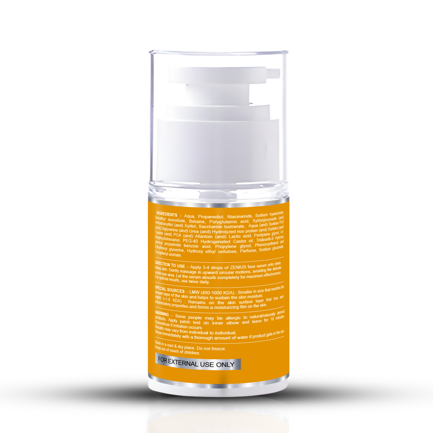 Zenius Hyaluronic Acid Serum for Hydrated Skin