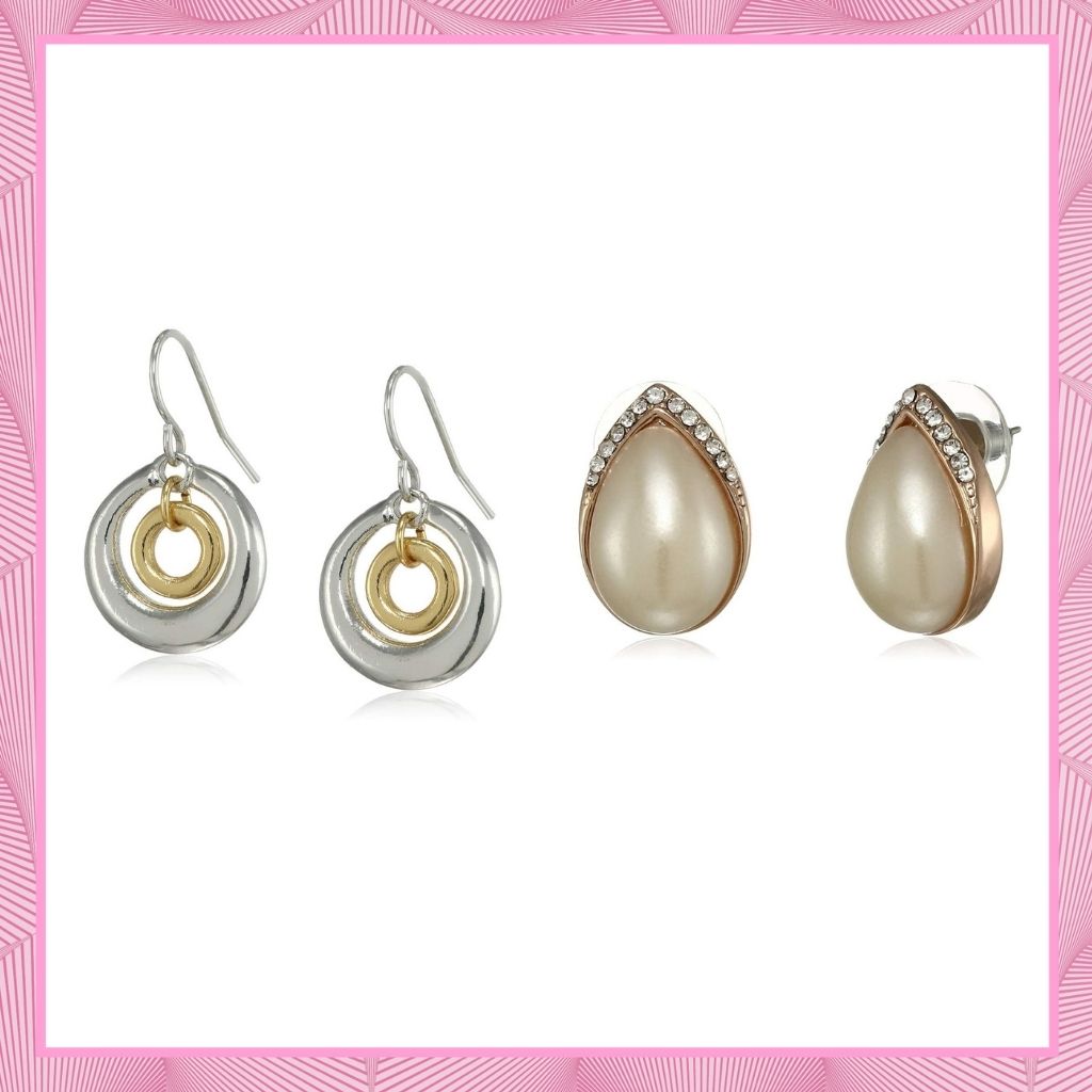 Estele Valentines Day Gift For Girlfriend/Her Combo Earrings
