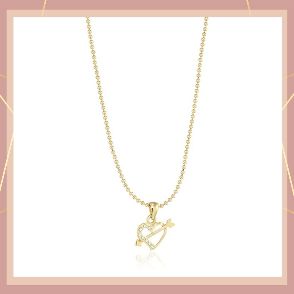 Estele heart and arrow shaped with American Diamond pendant for women