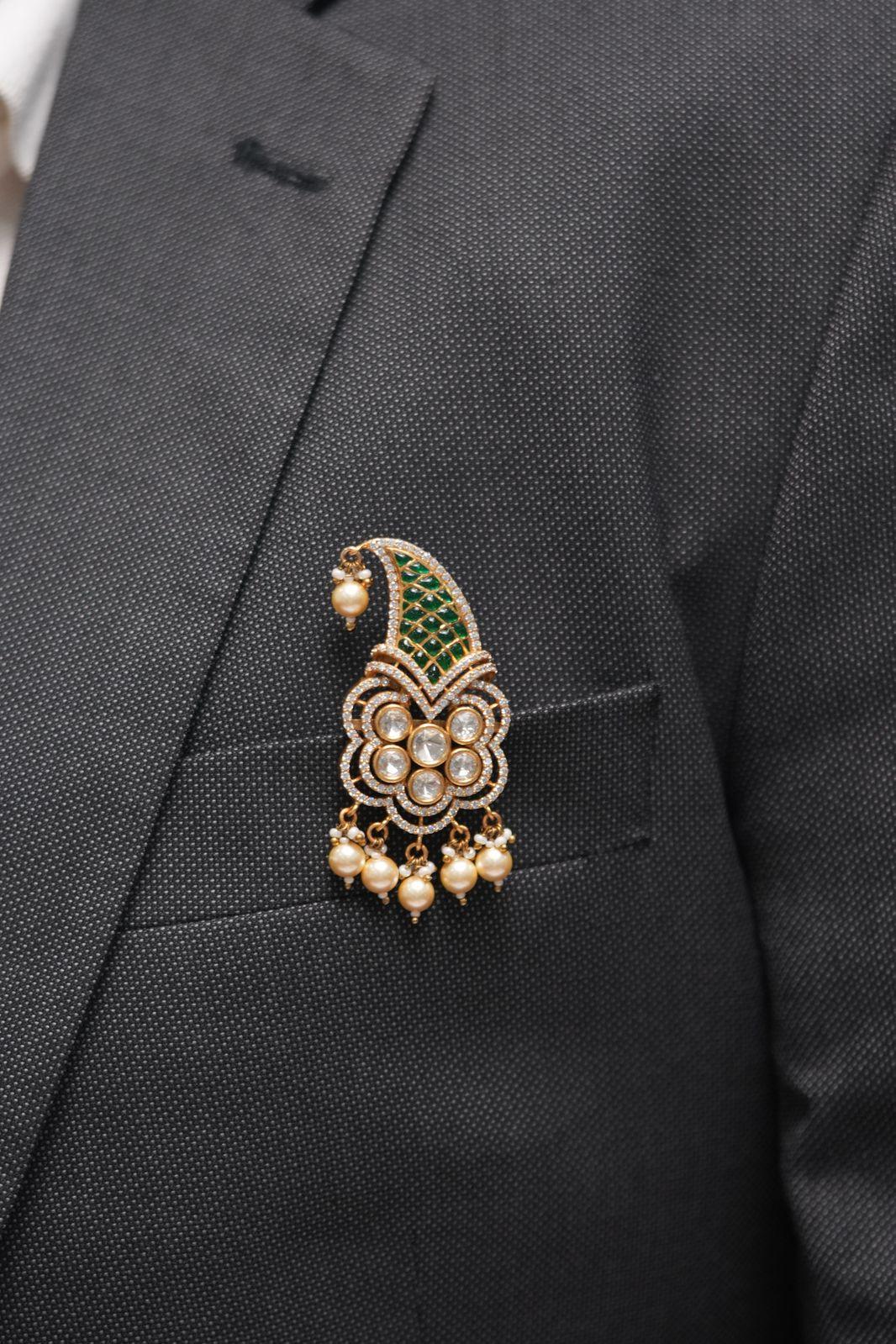 Reddy Meenakari Mid Sized Kalangi | Brooch