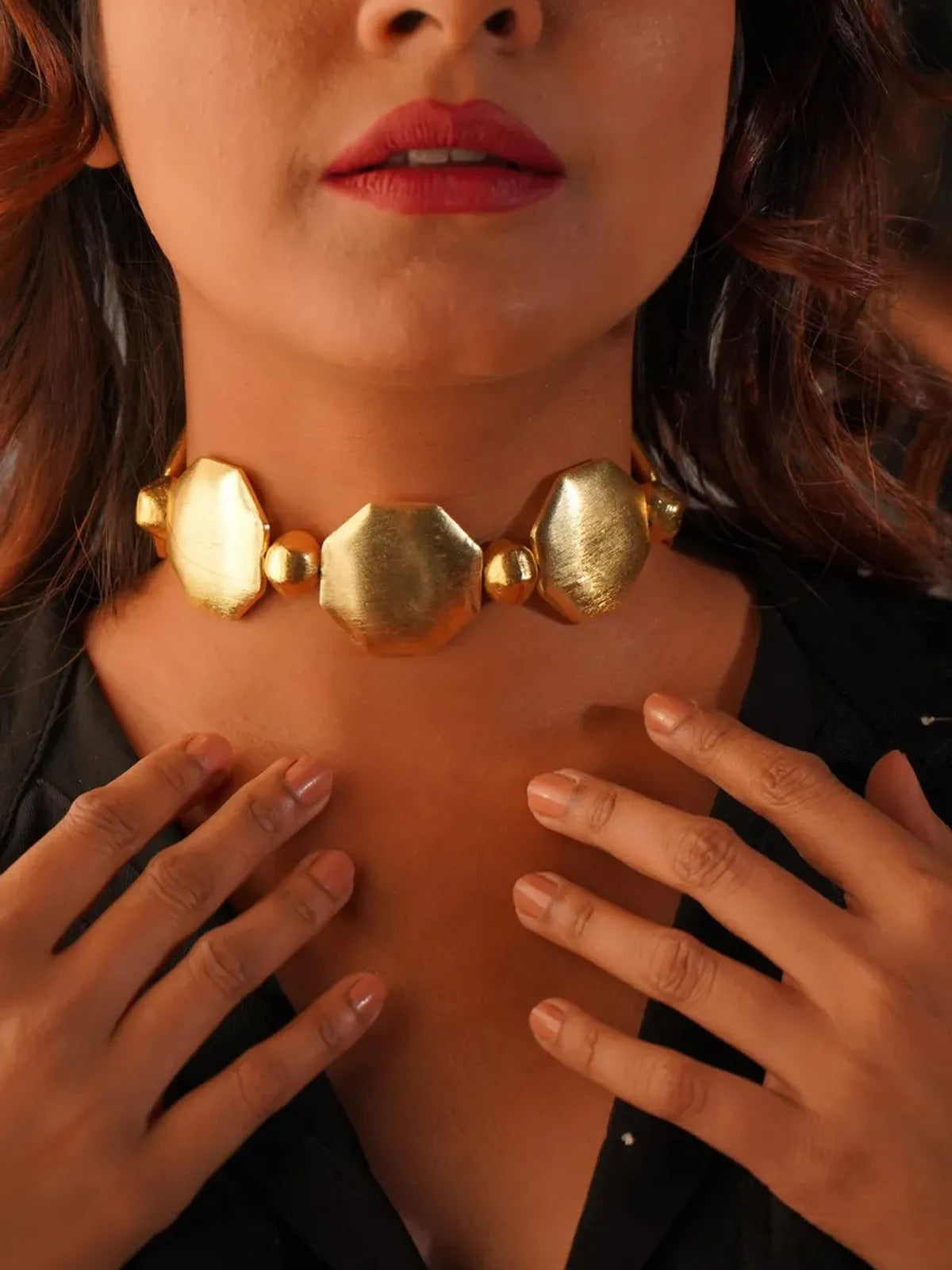Octavia Stellar Handcrafted Anti-Tarnish Choker Set