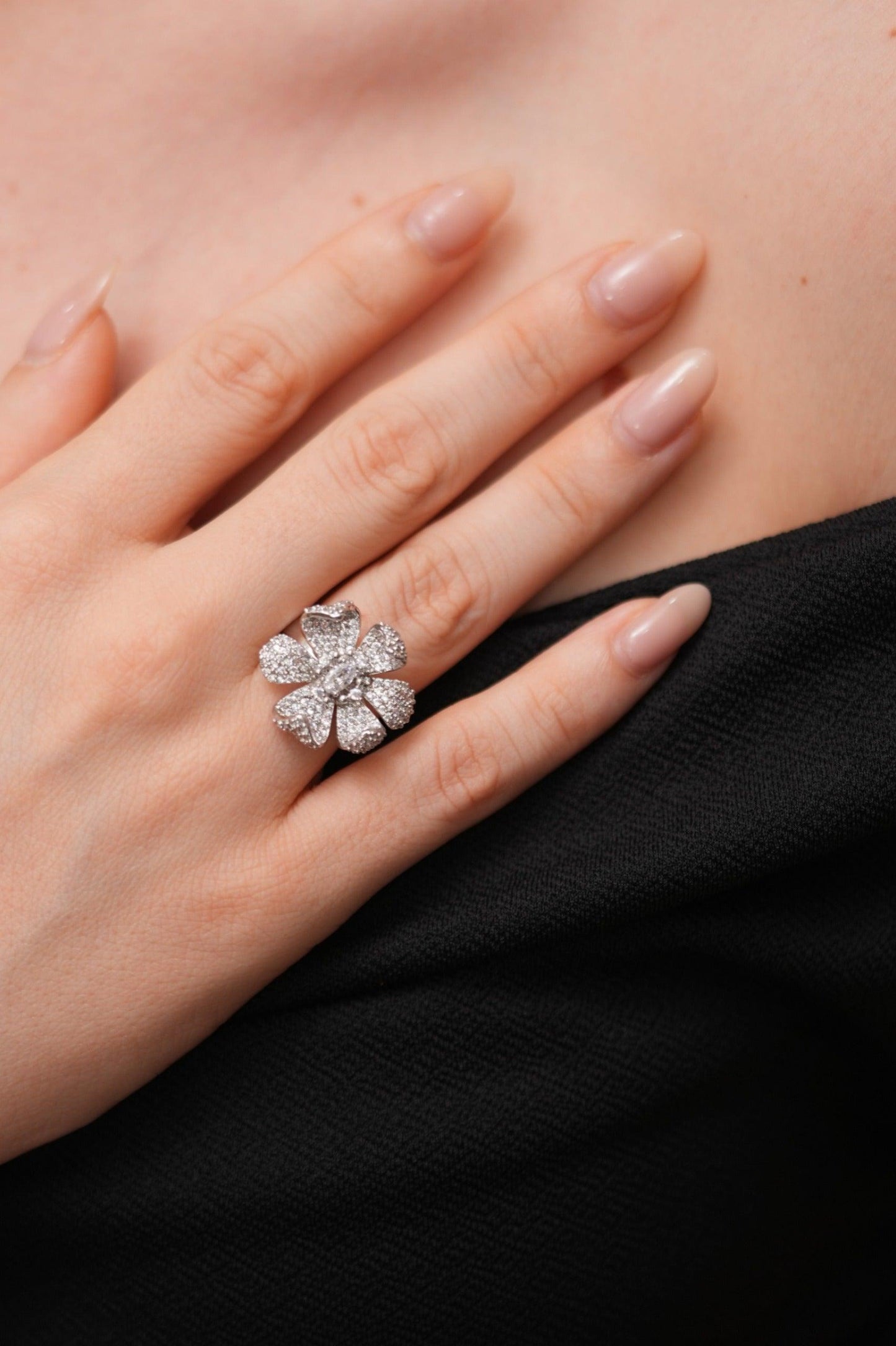 Blooming Floral Crush Diamond Cocktail Ring