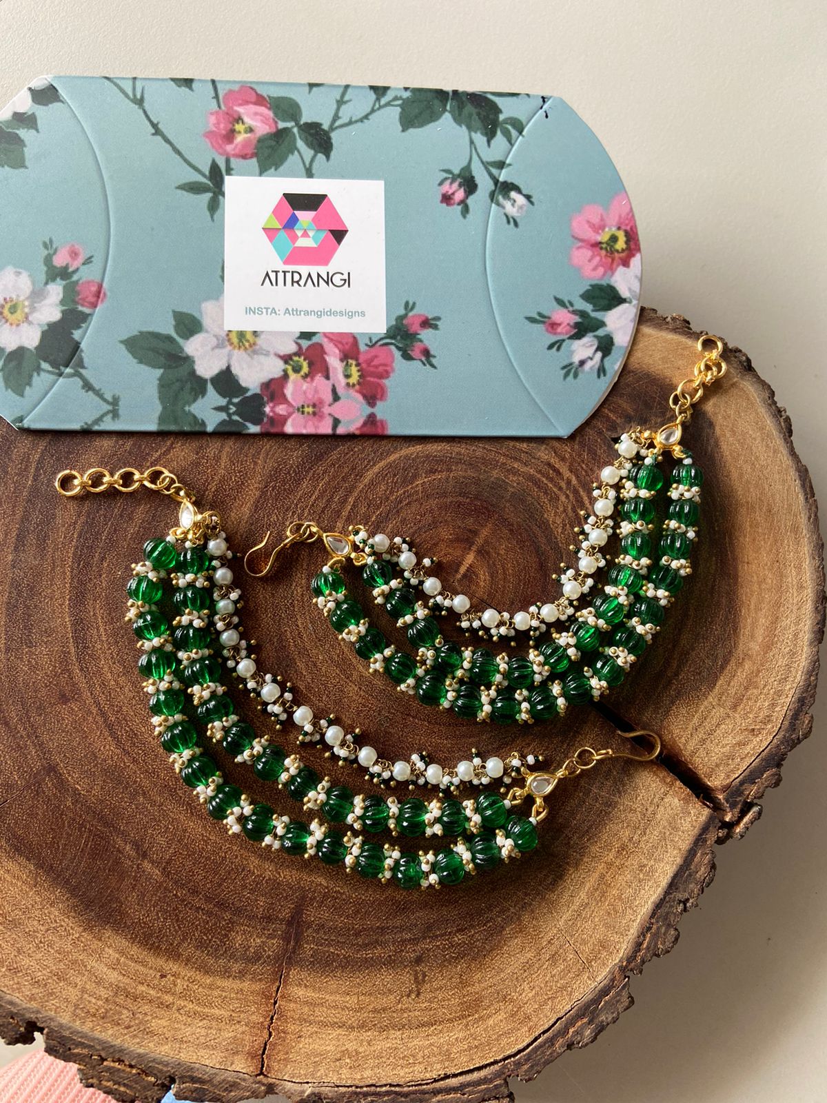 Kharbuja Bead Pearl Rich Heavy Hairchain | Mattel