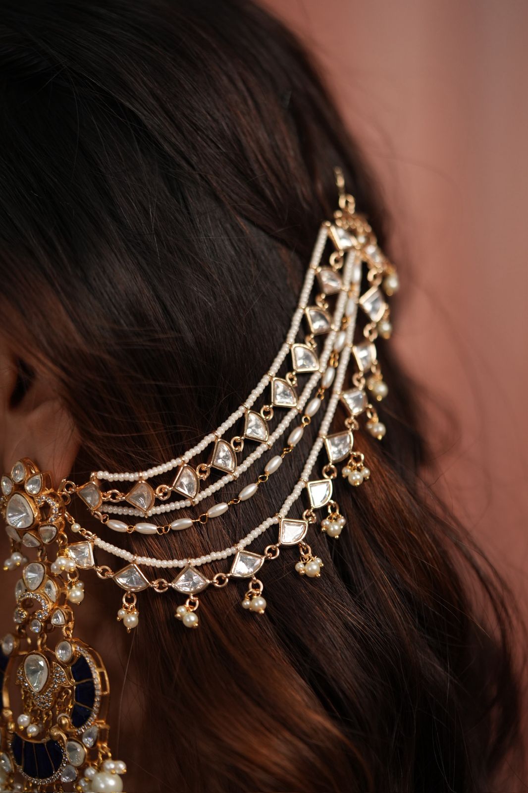 Ruchita Dramatic Heavy Moissanite Hair Chain | Mattel