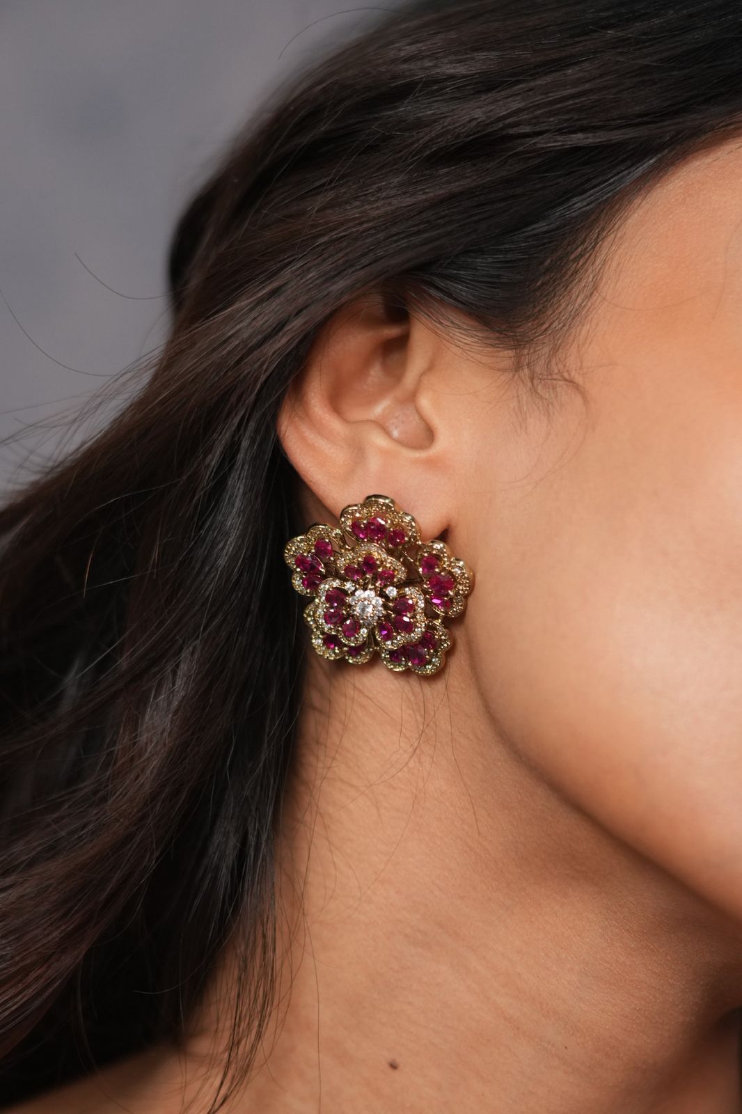 Drona Indian Diamond Fusion Big Studs